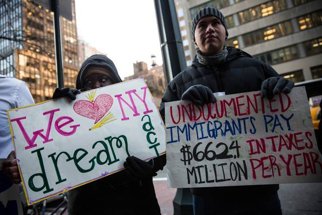 DREAM Act supporters rally in January